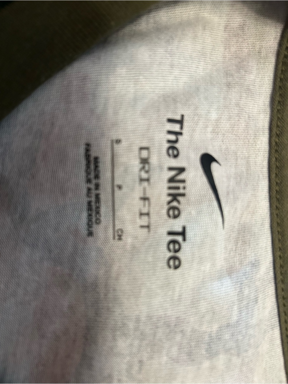University of VA Nike Dri Fit Olive & Dark Green Camo Long-Sleeve Tee - Picture 5 of 6